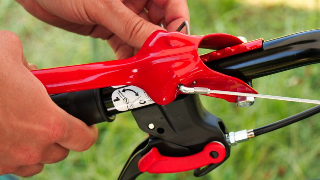 AL-KO BM 875 III Montage 14 Bowdenzug Alko BM 875 III