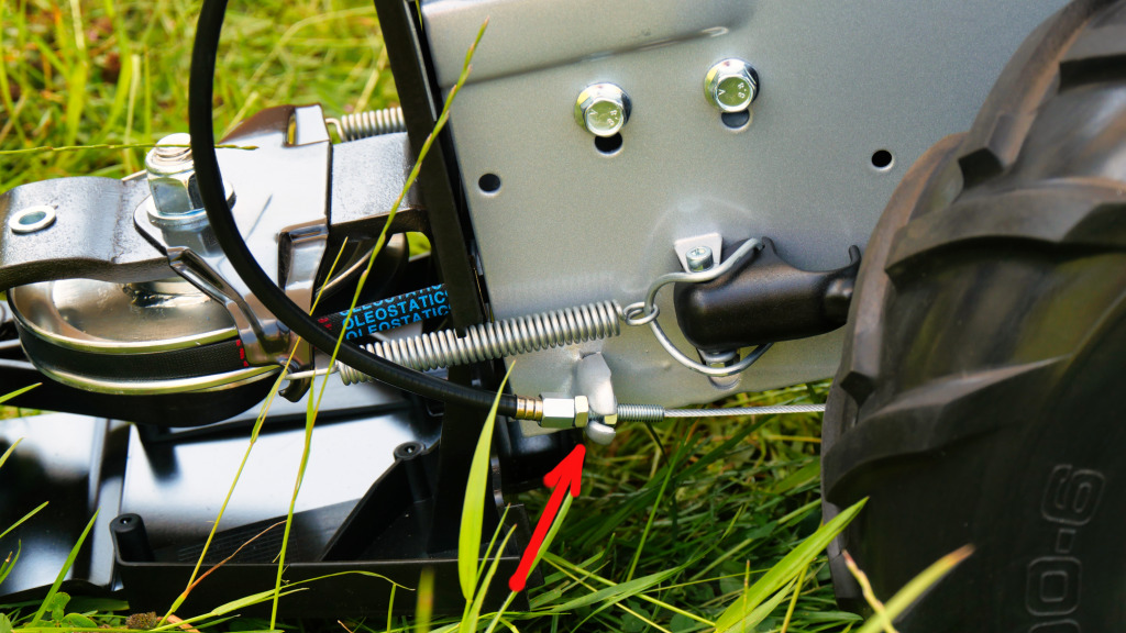 AL-KO BM 875 III Montage 15 Bowdenzug Fahrantrieb